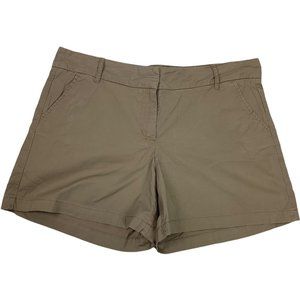 Per Se 14 Shorts Tan Casual 38" X 5" Flat Front